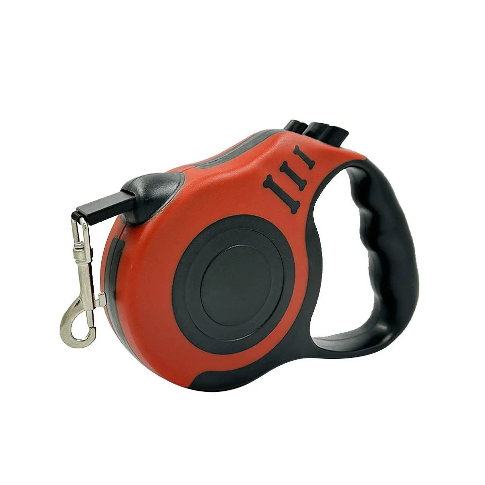 VELORA™ Nylon Braided Retractable Dog Leash – Hiking & Walking