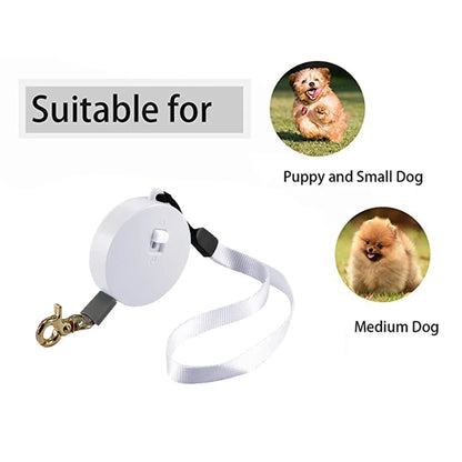 VELORA™ 2M Auto Retractable Dog Leash – Dogs, Puppies & Cats