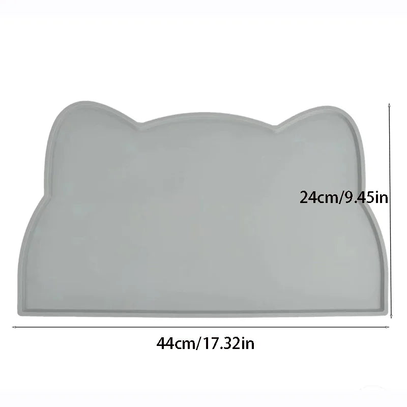 VELORA™ Premium Silicone Pet Food Mat – Waterproof & Easy Clean
