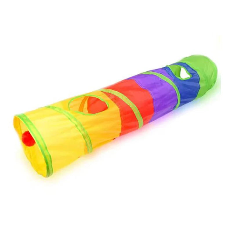 VELORA™ Collapsible Cat Tunnel – Indoor & Outdoor Play Toy