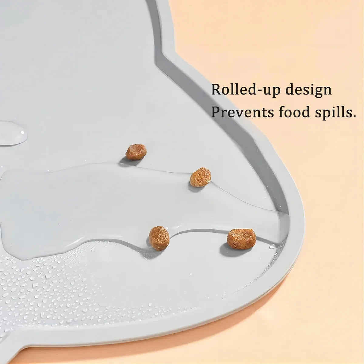 VELORA™ Premium Silicone Pet Food Mat – Waterproof & Easy Clean