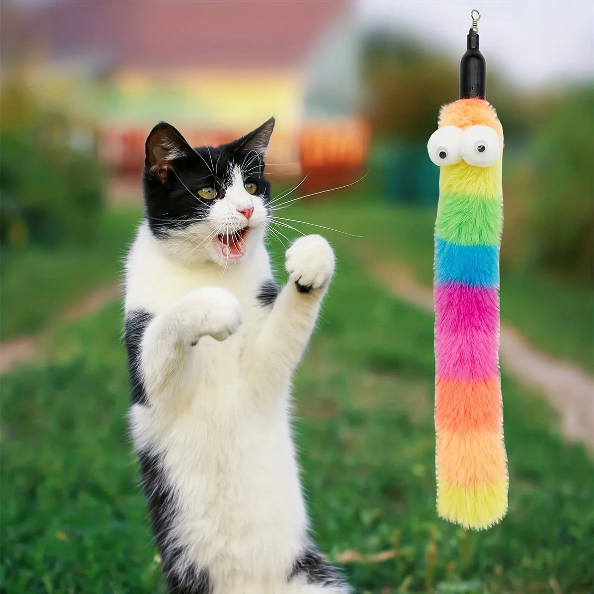 VELORA™ Cat Feather Wand Toy Set – 9 PCS Interactive Play