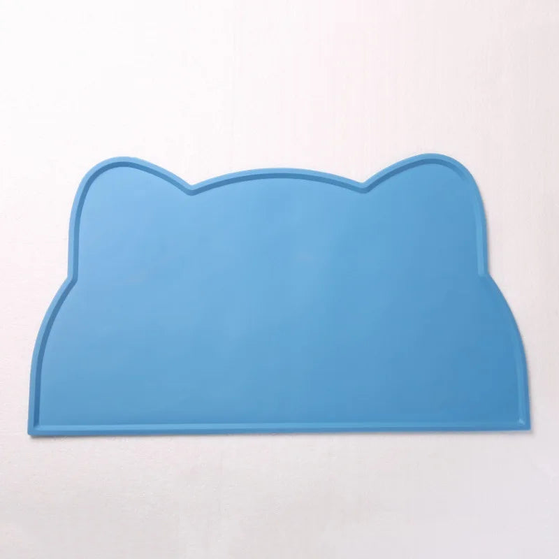 VELORA™ Premium Silicone Pet Food Mat – Waterproof & Easy Clean