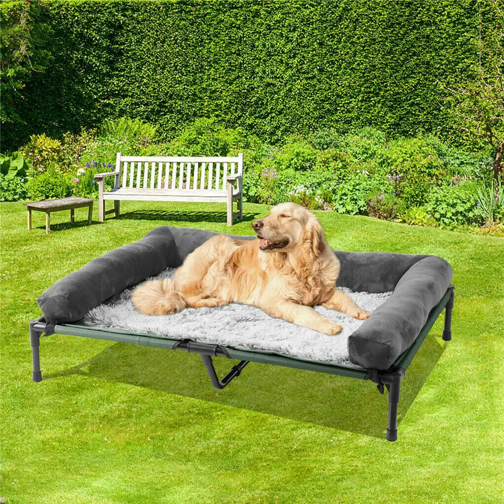 VELORA™ Cooling Elevated Bed – Indulgent Comfort for Dogs & Cats