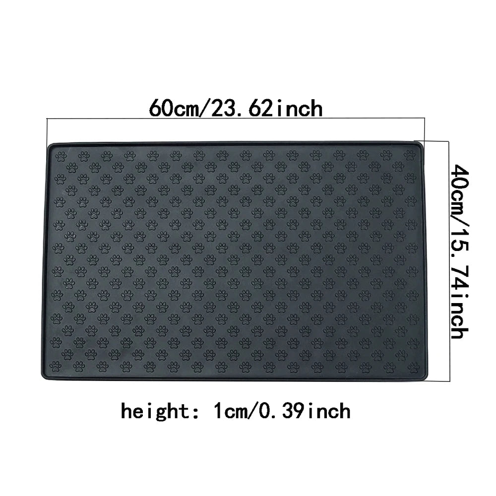 VELORA™ Silicone Pet Feeding Mat – Non-Slip with Overflow Protection
