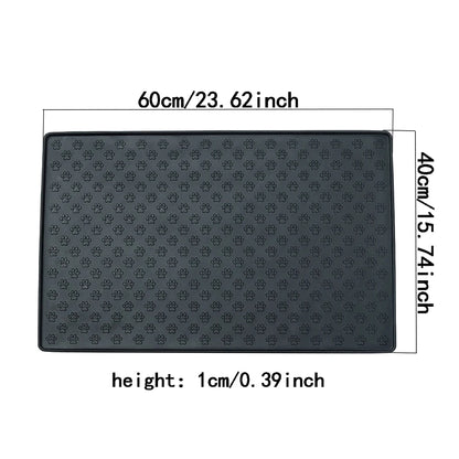 VELORA™ Silicone Pet Feeding Mat – Non-Slip with Overflow Protection