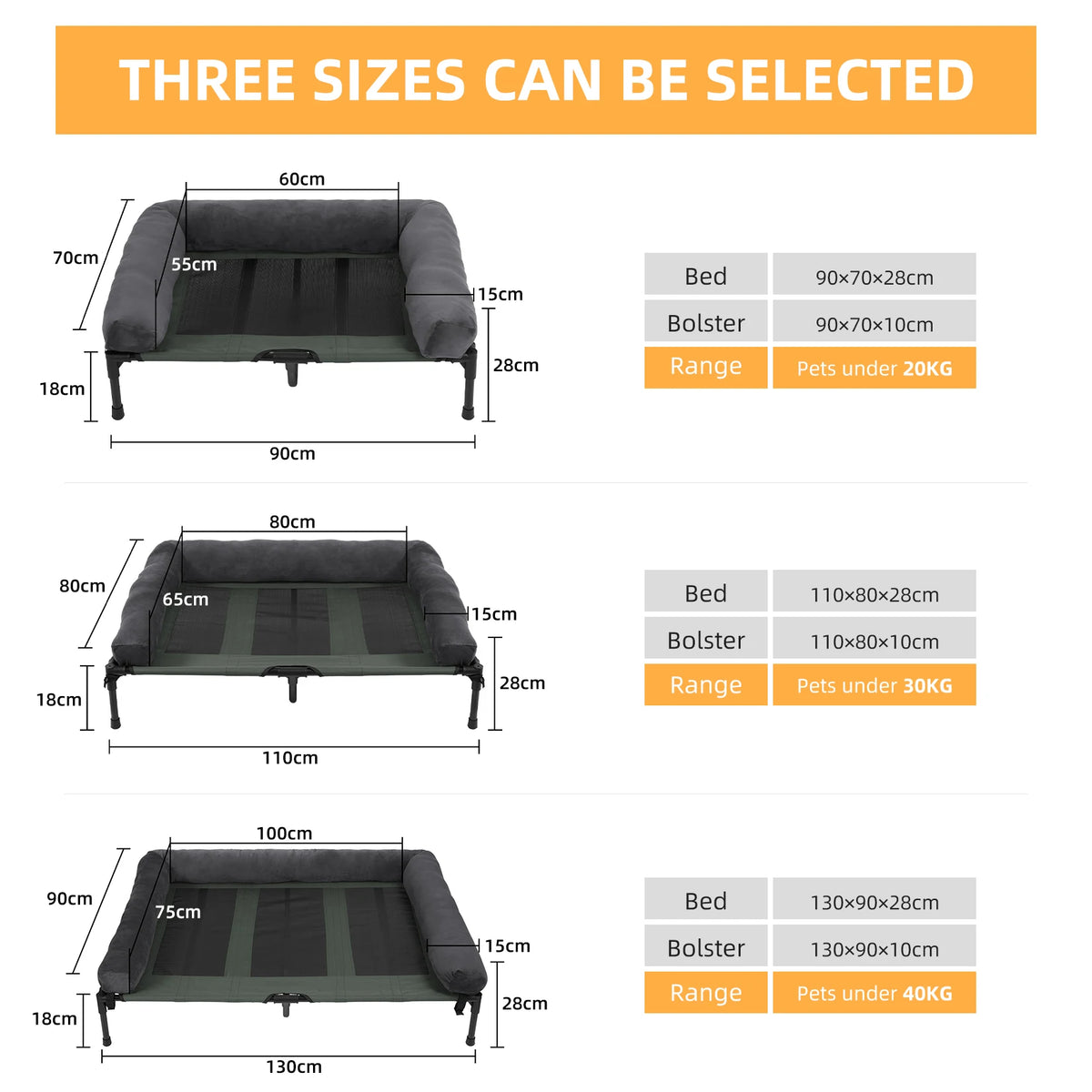 VELORA™ Cooling Elevated Bed – Indulgent Comfort for Dogs & Cats