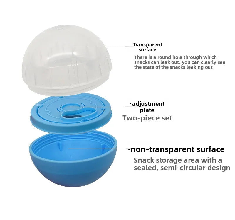 VELORA™ Treat Dispenser Ball – Interactive Slow Feeder Dog Toy