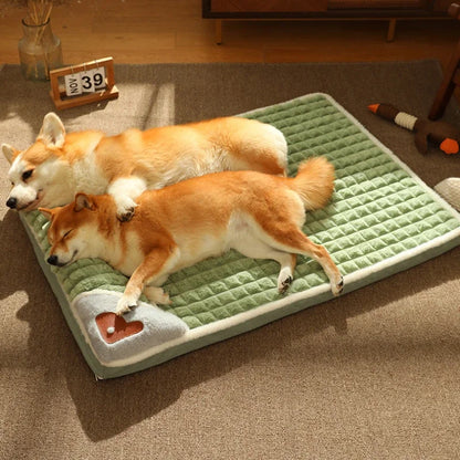 VELORA™ Calming Dog Bed – Luxury Foam Mat with Removable Cover