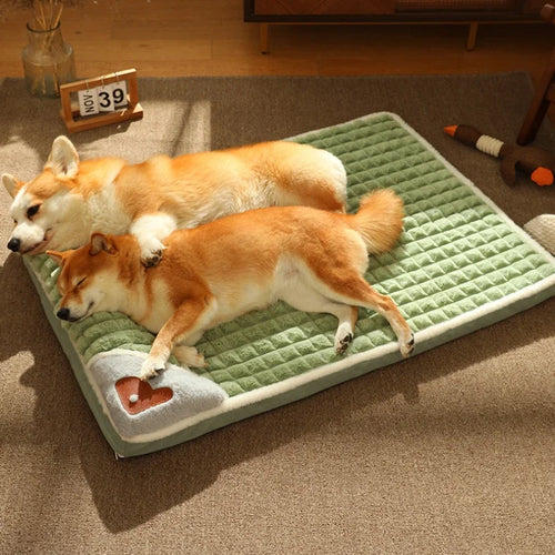 VELORA™ Calming Dog Bed – Luxury Foam Mat with Removable Cover