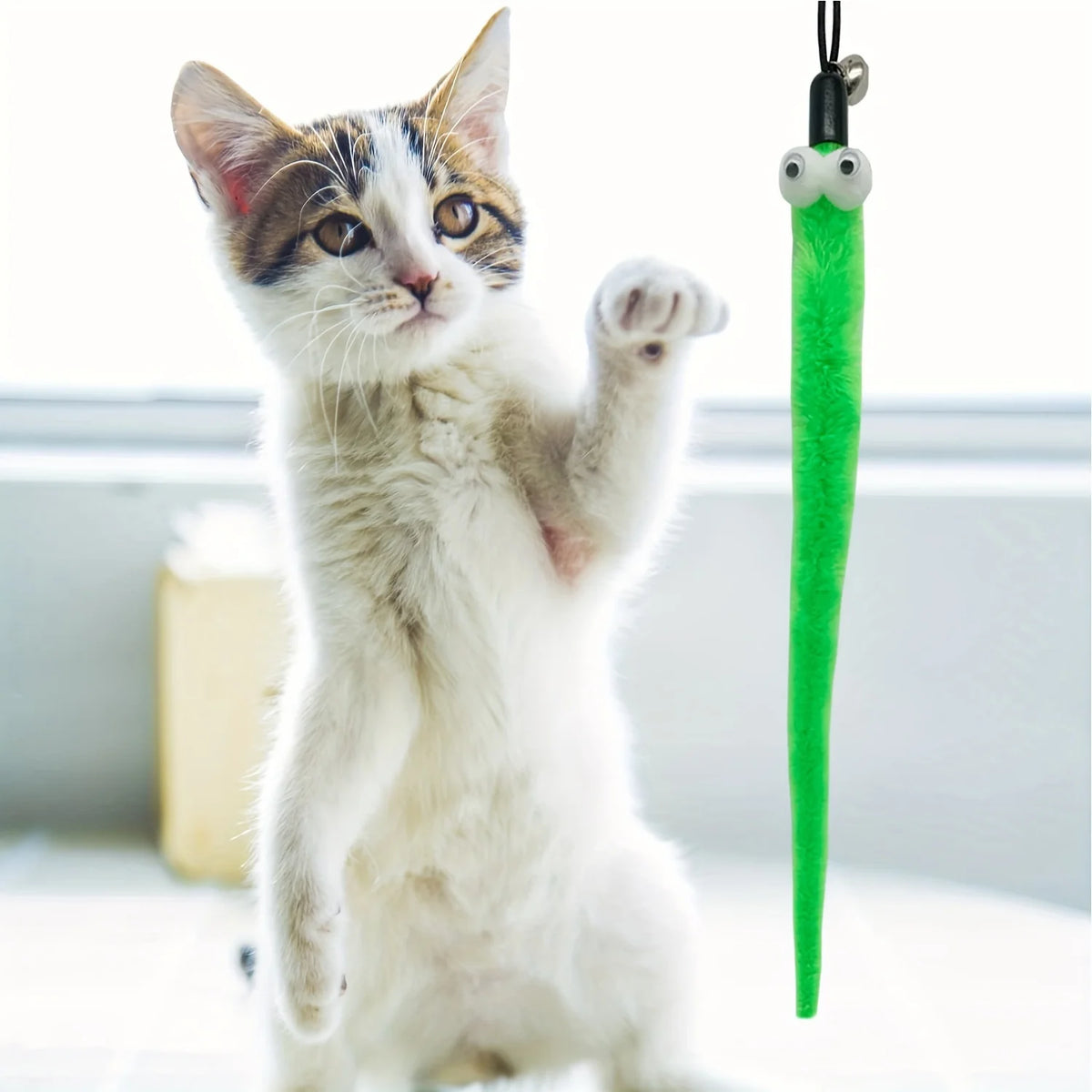 VELORA™ Cat Feather Wand Toy Set – 9 PCS Interactive Play
