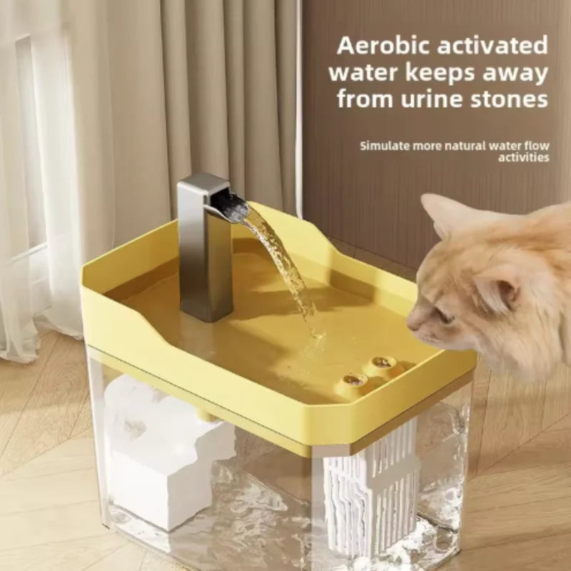 VELORA™ Smart Cat Water Fountain – Circulating Filter Dispenser