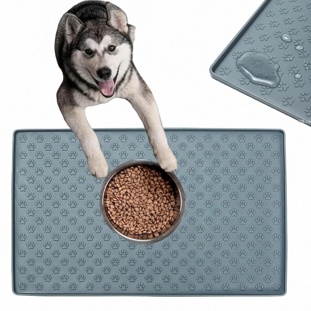 VELORA™ Silicone Pet Feeding Mat – Non-Slip with Overflow Protection