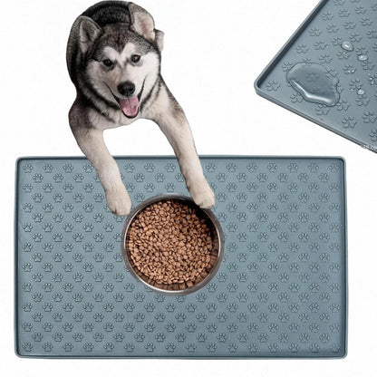 VELORA™ Silicone Pet Feeding Mat – Non-Slip with Overflow Protection