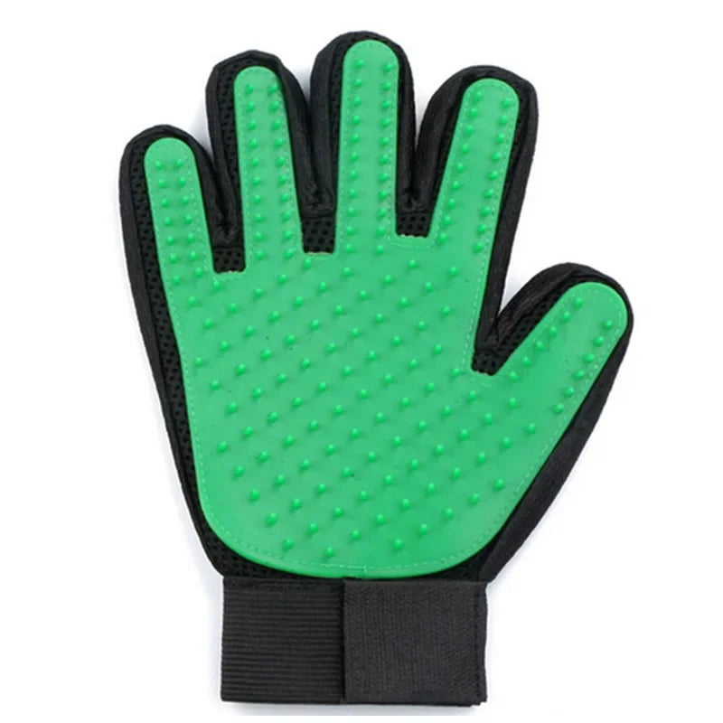 VELORA™ Pet Grooming Glove – Gentle Hair Remover Mitt for Dogs & Cats