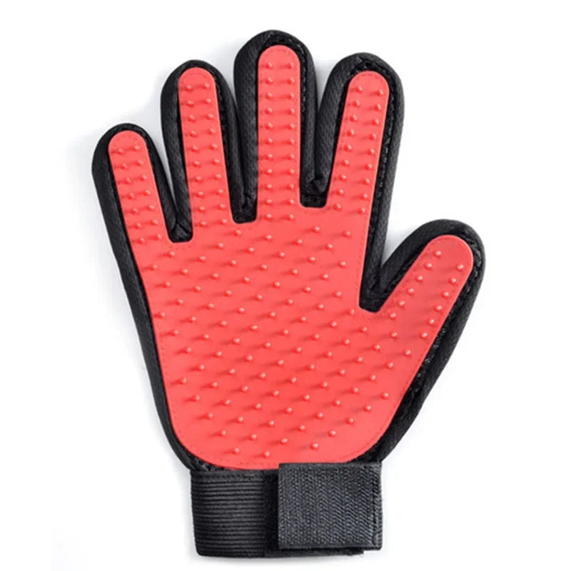 VELORA™ Pet Grooming Glove – Gentle Hair Remover Mitt for Dogs & Cats