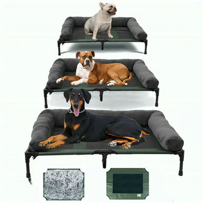 VELORA™ Cooling Elevated Bed – Indulgent Comfort for Dogs & Cats