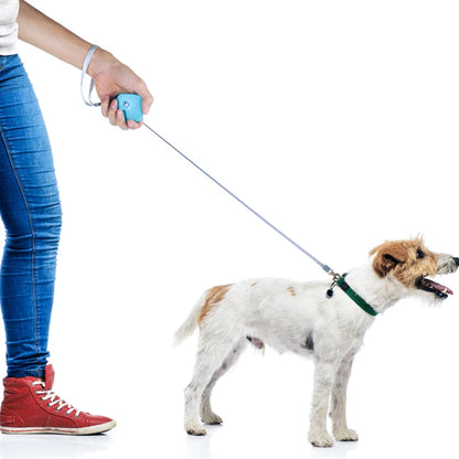 VELORA™ 2M Auto Retractable Dog Leash – Dogs, Puppies & Cats