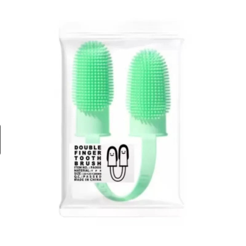 VELORA™ Finger Pet Toothbrush Set – Dogs & Cats Oral Care