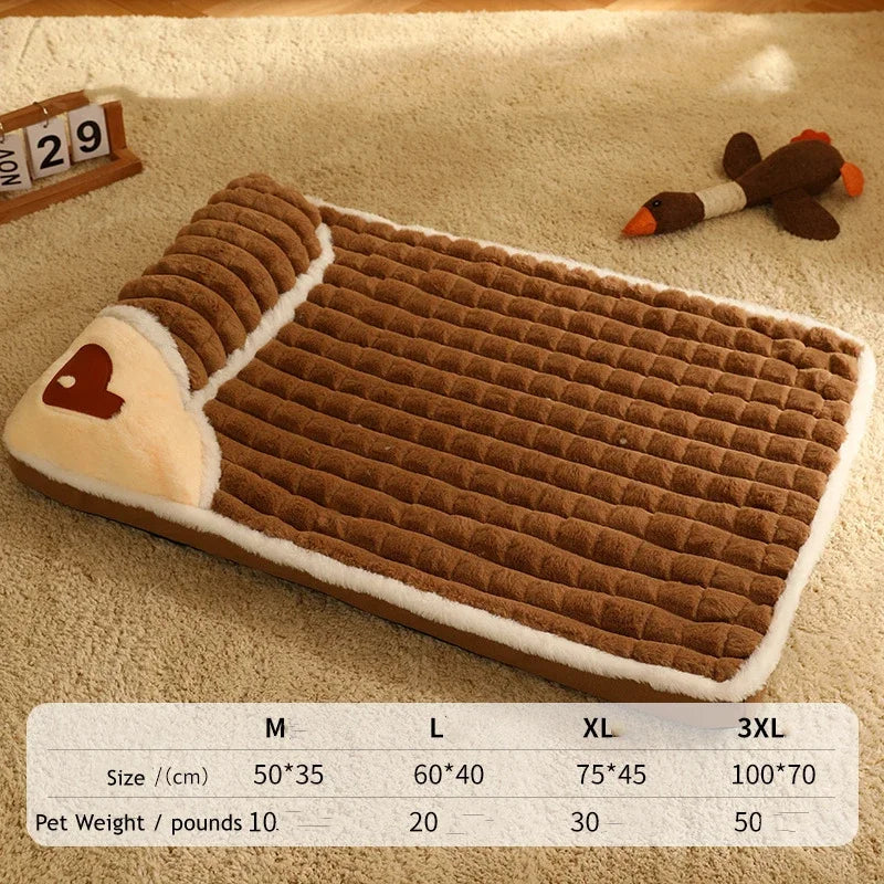 VELORA™ Calming Dog Bed – Luxury Foam Mat with Removable Cover