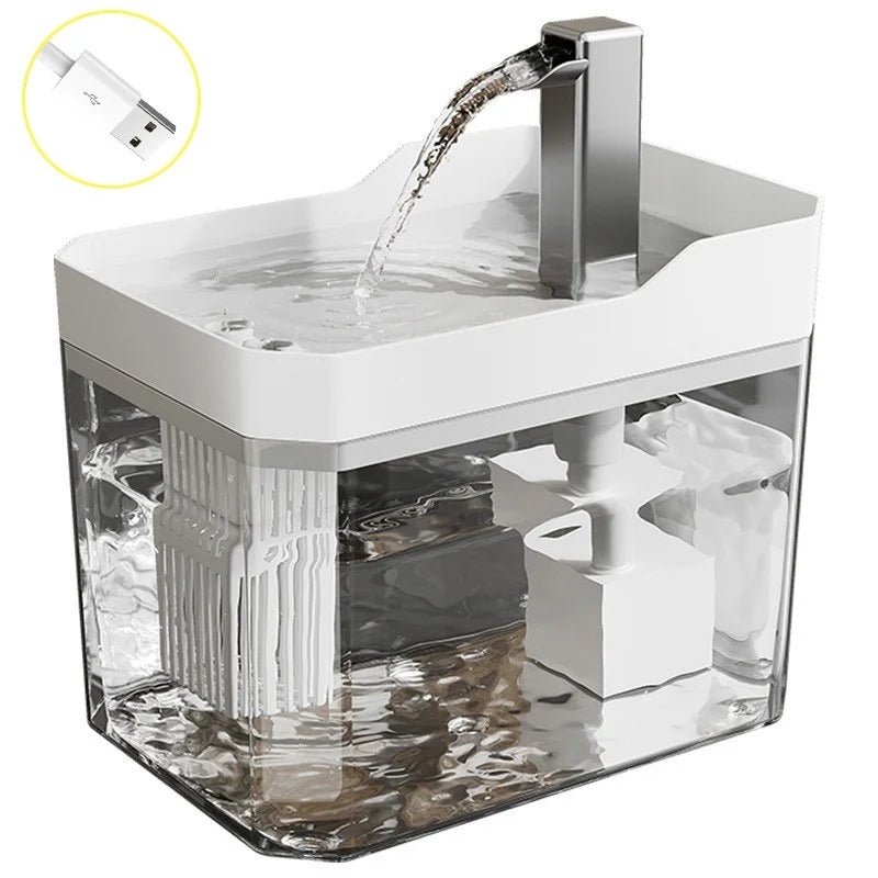 VELORA™ Smart Cat Water Fountain – Circulating Filter Dispenser