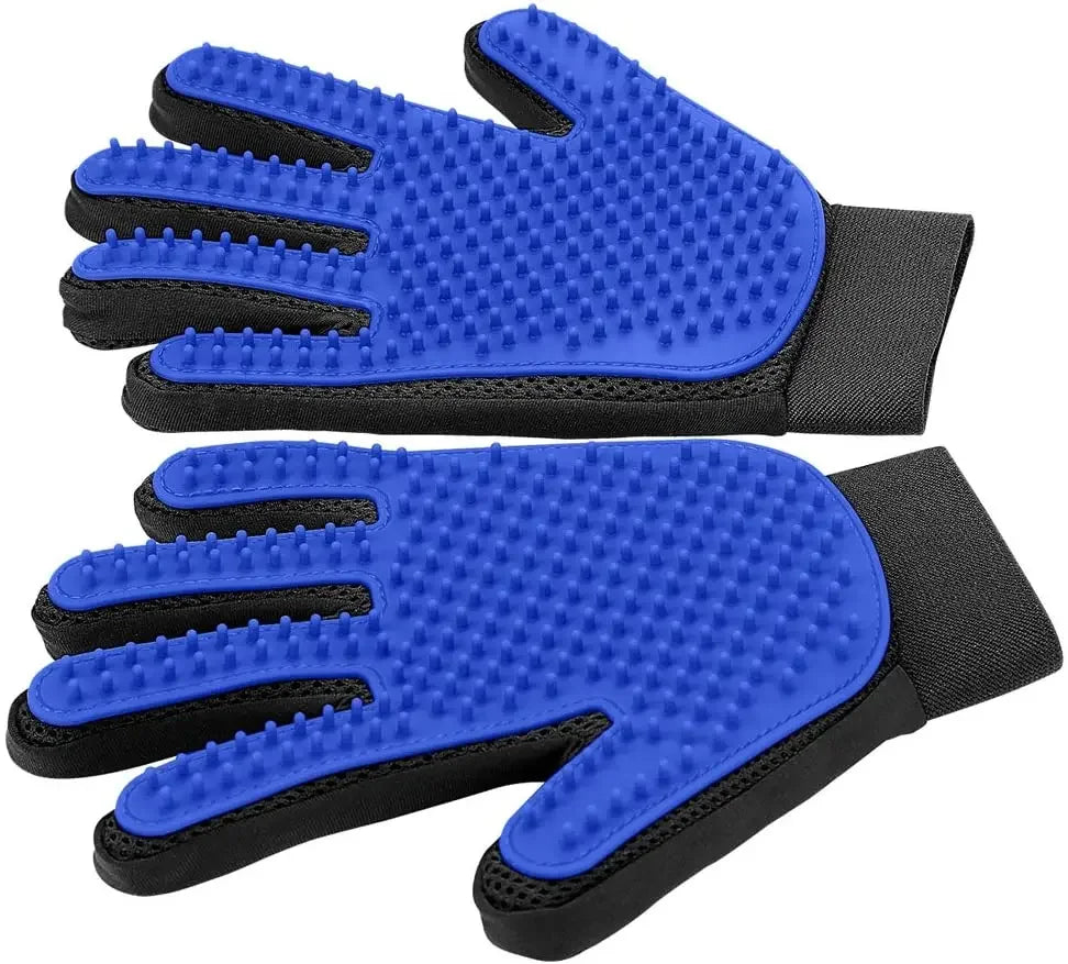 VELORA™ Pet Grooming Glove – Gentle Hair Remover Mitt for Dogs & Cats